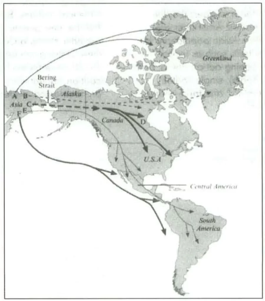 Early Population Movement to the Americas From Asia, Part of population movement and genetics reading passage.