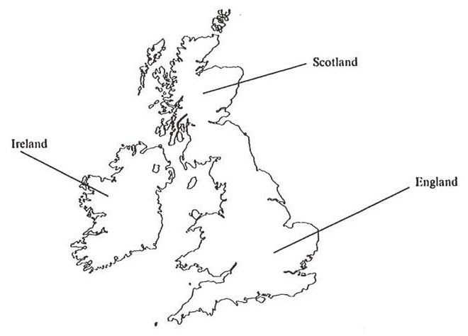 Cambridge IELTS 6 Listening Test 3 IRELAND IN THE NEOLITHIC PERIOD MAP